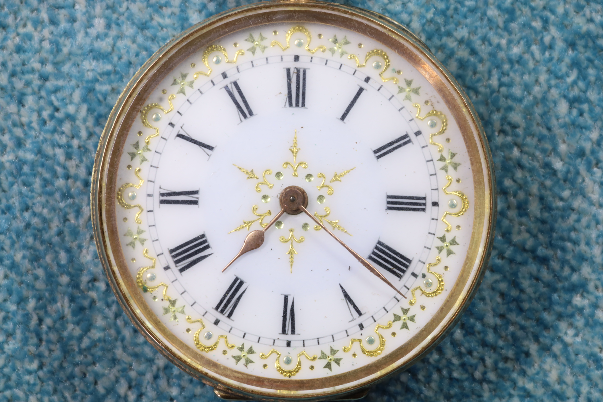 Antiguedades RELOJ DE BOLSO DE MUJER. ORO. CON CAJA. S.XX